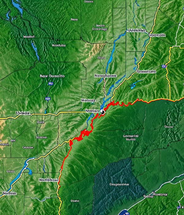 New Hampshire service area map and coverage